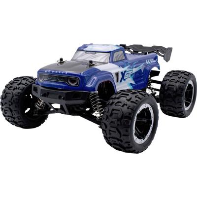 MODSTER XGT blau Blauw Brushed 1:16 RC auto Elektro Monstertruck 4WD RTR 2,4 GHz Incl. accu en laadkabel