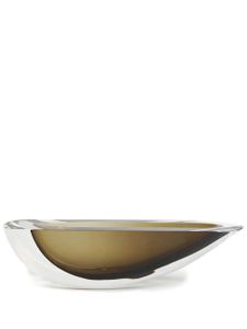 Gardeco vase Canoe 160 en verre - Jaune