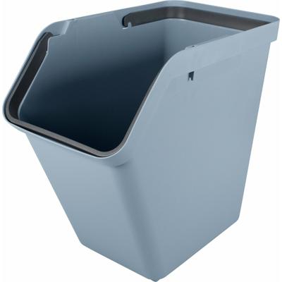 Sunware Sigma Home sorteer bak - afvalbak - blauw - stapelbaar - 40L - 49 x 27 x 45 cm