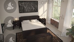 Elektrische boxspring 140 x 220 cm- stofkleur 1012