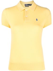 Polo Ralph Lauren polo en cachemire à logo - Jaune