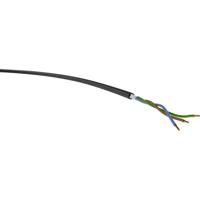 VER H07RN-F 3G 1,5 Tr.500 Krachtoverbrenging H07RN-F 3 G 1.50 mm² Zwart 500 m