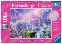 Ravensburger puzzel 100 XXL stukjes Koninkrijk van de Eenhoorns (glitter) Ravensburger puzzel 100 XXL stukjes Koninkrijk van de Eenhoorns (glitter)