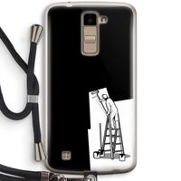 Musketon Painter: LG K10 (2016) Transparant Hoesje met koord
