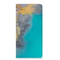 Samsung Galaxy A13 (4G) | Standcase | Marble Blue Gold