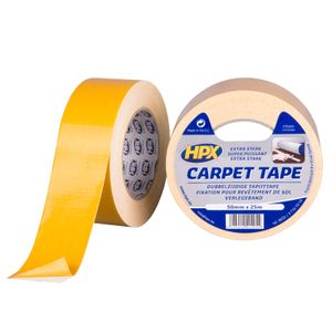 HPX Dubbelzijdige tapijttape | Wit | 50mm x 25m - CT5025 CT5025