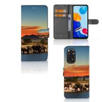 Xiaomi Redmi Note 11/11S | Telefoonhoesje | Met pasjeshouder | Olifanten