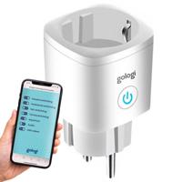 Gologi Slimme stekker - Smart plug - Tijdschakelaar & Energiemeter - WIFI - Google Home & Amazon Alexa - Wit - thumbnail