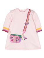 Marc Jacobs Kids robe en coton à imprimé graphique - Rose - thumbnail