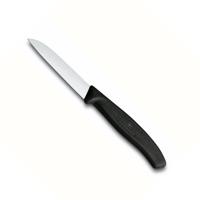 Victorinox SwissClassic Groentemes, Zwart Handvat, RVS Lemmet Van 8cm - thumbnail