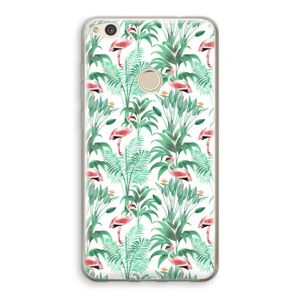 Flamingo bladeren: Huawei Ascend P8 Lite (2017) Transparant Hoesje