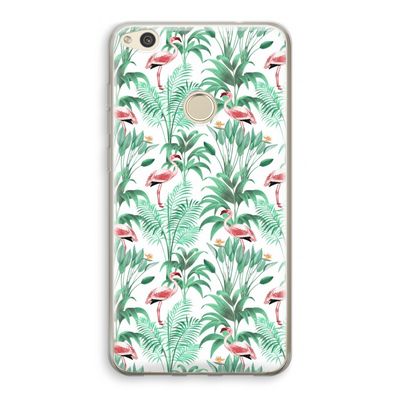 Flamingo bladeren: Huawei Ascend P8 Lite (2017) Transparant Hoesje