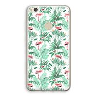 Flamingo bladeren: Huawei Ascend P8 Lite (2017) Transparant Hoesje