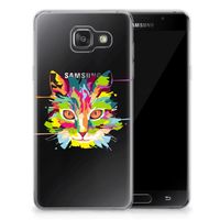 Samsung Galaxy A3 2016 Telefoonhoesje met Naam Cat Color