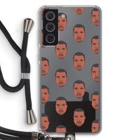 Kanye Call Me?: Samsung Galaxy S21 FE Transparant Hoesje met koord