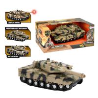 Toi Toys Alfafox Tank Militair Frictie + Licht En Geluid