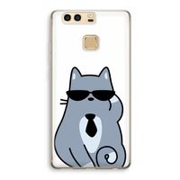 Cool cat: Huawei P9 Transparant Hoesje