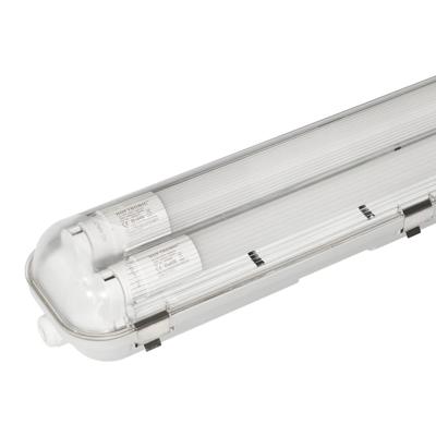 LED TL armatuur 120cm dubbel - T8 (G13) - 36 Watt 3960 lumen (110lm/W) - 3000K warm wit (830) - Koppelbaar - Flikkervrij - IP65