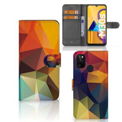Samsung Galaxy M21 | M30s | Book Case | Polygon Color