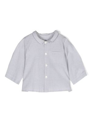 Bonpoint chemise rayée à manches longues - Gris