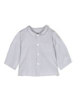 Bonpoint chemise rayée à manches longues - Gris