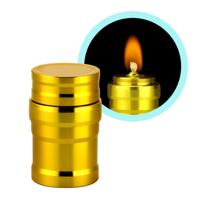 Draagbare mini metaal alcohol lamp fles voor Outdoor Camping en laboratoria