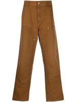 Carhartt WIP pantalon Double Knee à coupe droite - Marron