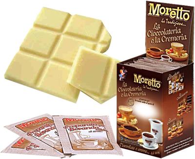 Moretto chocoladedrank 8 - Witte Chocolade (12 stuks X 30g)