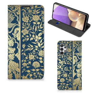 Samsung Galaxy A32 5G Smart Cover Beige Flowers