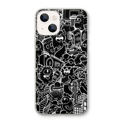 Vexx Black City : iPhone 13 mini Transparant Hoesje