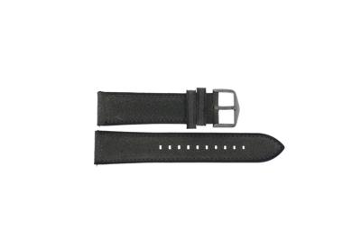 Horlogeband Fossil FS5445 Leder Grijs 22mm