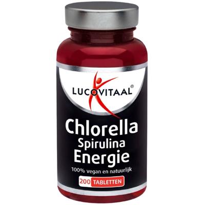 Lucovitaal Chlorella Spirulina Energie 200Tabletten