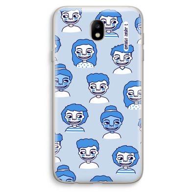 Gezichtjes: Samsung Galaxy J7 (2017) Transparant Hoesje