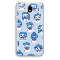 Gezichtjes: Samsung Galaxy J7 (2017) Transparant Hoesje Gezichtjes: Samsung Galaxy J7 (2017) Transparant Hoesje