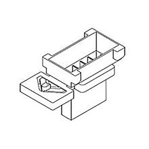 Molex 466250300 Male header, inbouw (standaard) Totaal aantal polen: 3 Inhoud: 1 stuk(s) Bulk