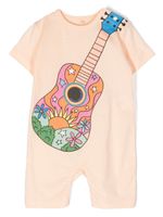 Stella McCartney Kids barboteuse à imprimé graphique - Orange