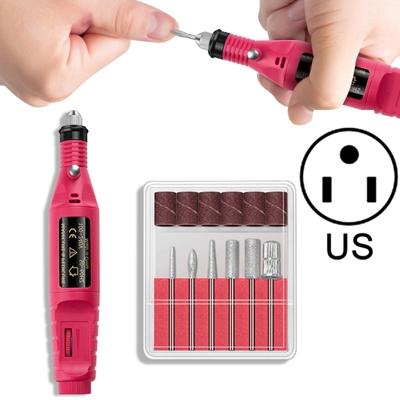 Elektrische nagel Kit nagel tips manicure machine elektrische Nail Art pen (VS rood)