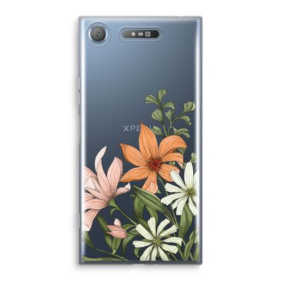 Floral bouquet: Sony Xperia XZ1 Transparant Hoesje
