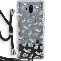 Poezen: LG G7 Thinq Transparant Hoesje met koord