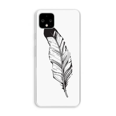 Pluim: Pixel 4 XL Transparant Hoesje