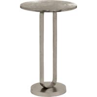Stijlvolle Ronde Bijzettafel 38cm - Zilver Metalen Design
