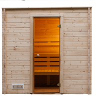 Sauna binnensauna 215x215cm / 40mm - thumbnail