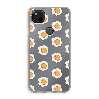 Bacon to my eggs #1: Google Pixel 4a Transparant Hoesje