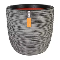 Capi pot bol rib - Ø43 cm antraciet