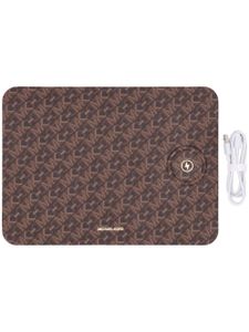 Michael Kors tapis de souris à motif monogrammé - Marron