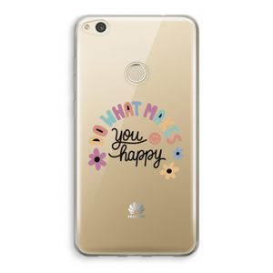 Happy days: Huawei Ascend P8 Lite (2017) Transparant Hoesje