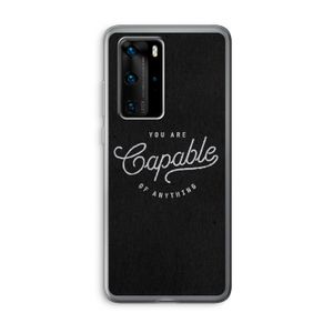 Capable: Huawei P40 Pro Transparant Hoesje