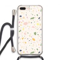 Terrazzo N°21: iPhone 7 PLUS Transparant Hoesje met koord