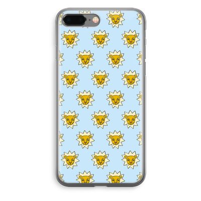 Leeuwenkoppen: iPhone 8 Plus Transparant Hoesje