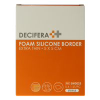 Decifera Foam border 5 x 5cm 5 Stuks